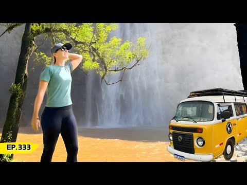 Exploring the interior of Paraná in a campervan, we arrived at the Tibagi Waterfalls | Ep. 333