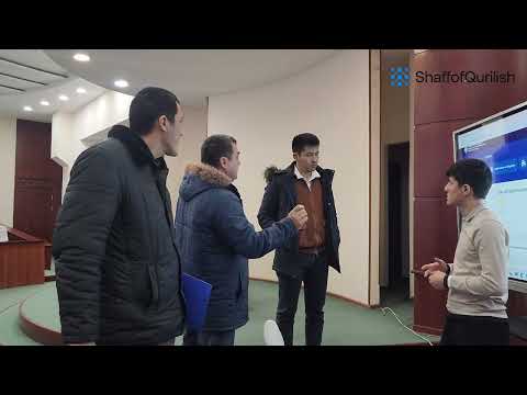 Shaffof Qurilish mutaxassislari amaliy seminarda