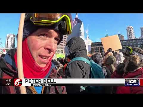 Thousands rally at Target Center on day of economic blackout in protest of ICE operations