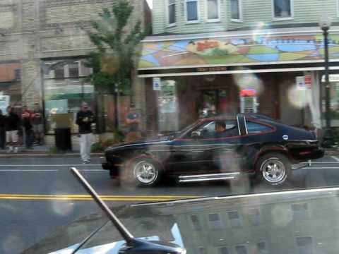 Zookeeper Driving Scene Cambridge, MA in Black Ford Mustang II