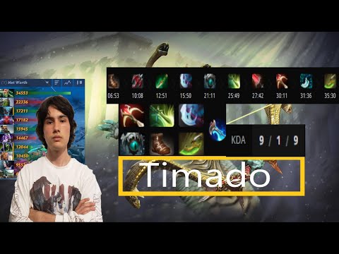 Timado Medusa Carry Gameplay Patch 7.31b - Dota 2 Full Gameplay Player Perspective