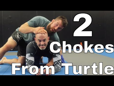 2 Match-Ending BJJ Chokes From Turtle (Even If The Chin is Tucked)