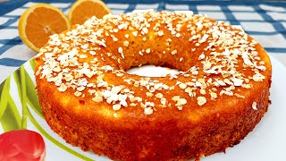 Bolo de laranja sem farinha de trigo