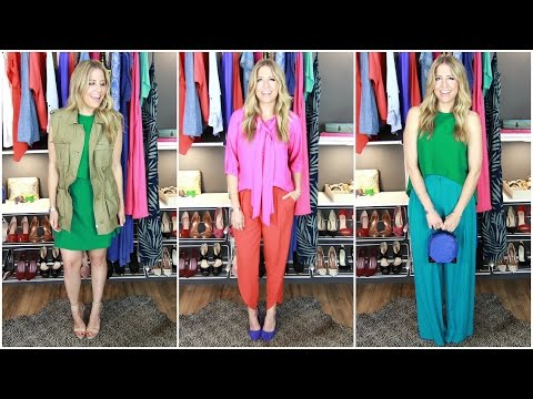 How To Wear Bright Colors!