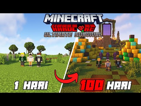 100 Days in Minecraft Hardcore Ultimate Survival World ( THREE EDITION ) @danielbieje @RiDhh