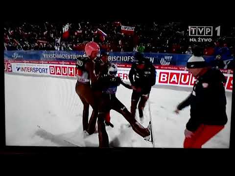 Kamil Stoch TCS skok finalowy Bischofshofen 06.01.2018 WIN!