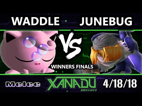 S@X 246 SSBM - Waddle (Jigglypuff) Vs. Junebug (Sheik) - Smash Melee Winners Finals