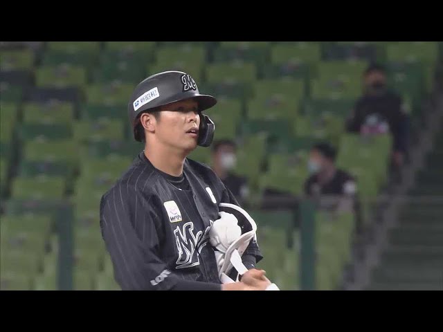 【1回表】マリーンズ・中村 先制のタイムリー2ベースを放つ!! 2021/4/28 L-M