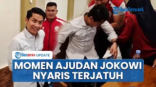 Detik-detik Ajudan Jokowi Terjengkang, Mayor Windra Sanur Sigap Menopang dan Akui Salah Geser Kursi