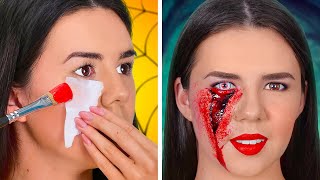 HOW TO SNEAK INTO A HALLOWEEN  SFX Makeup Tutorial