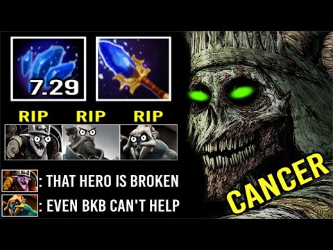 FORGOTTEN IMBA HERO IS BACK! 7.29 New Shard Necrophos -40% Magic Res Delete Max HP Heroes WTF Dota 2
