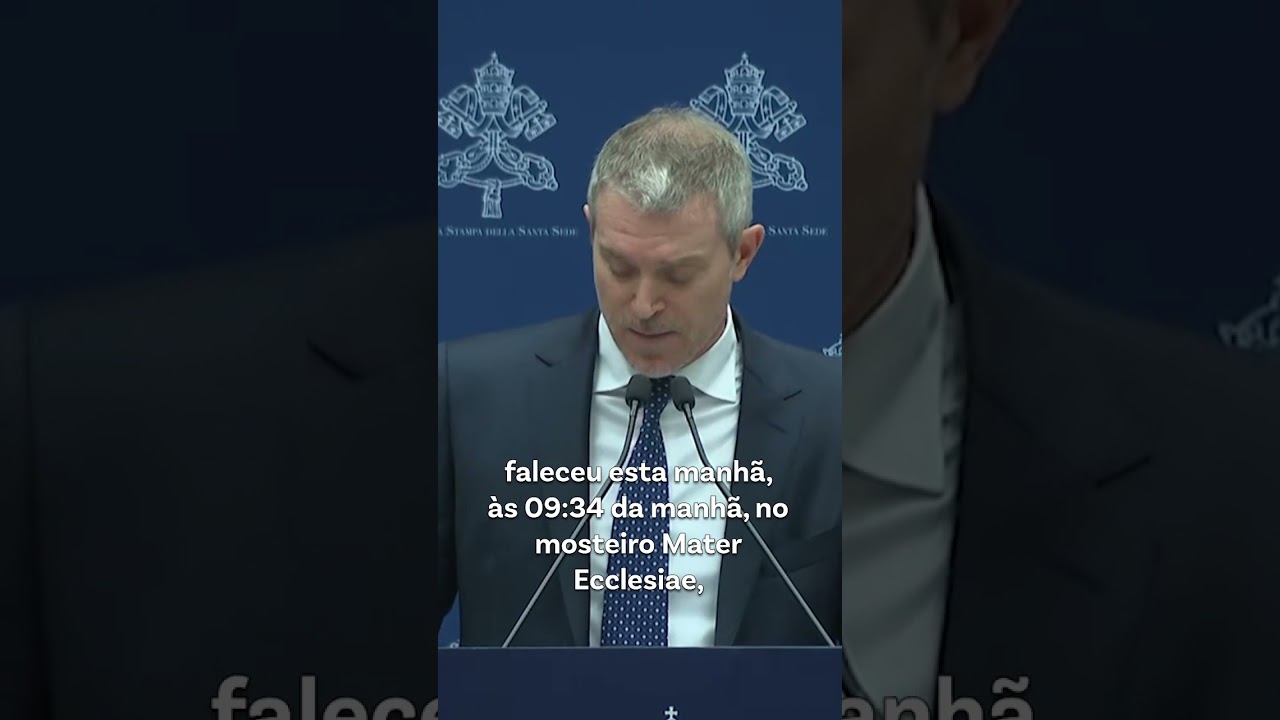Morre Bento XVI às 9h34 de 31 de dezembro
