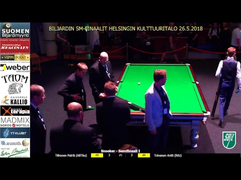 Biljardin SM-finaalit 2018 - Snooker