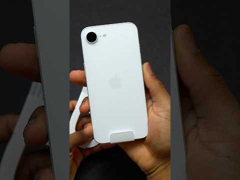Apple iPhone 16e Unboxing White Finish