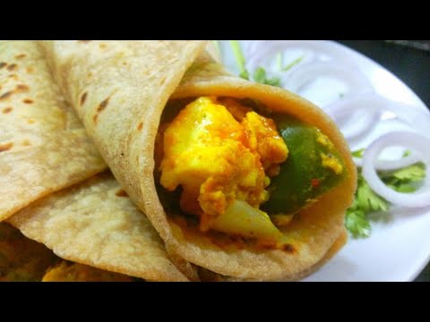 Paneer Frankie recipe/How to make Paneer Frankie /Paneer Frankie