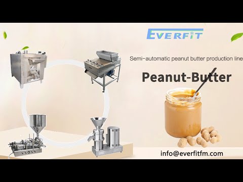 , title : 'Semi automatic peanut butter production line：What machine is used for peanut butter？'