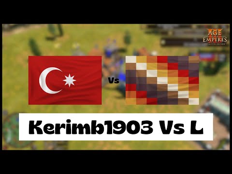 Age of Empires 3- Ottoman Vs Inca | Kerimb1903 Vs L | Aoe3 DE | 1v1 Pro Game | 4K
