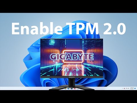 How To Enable TPM 2.0 On Gigabyte Motherboard [AMD]