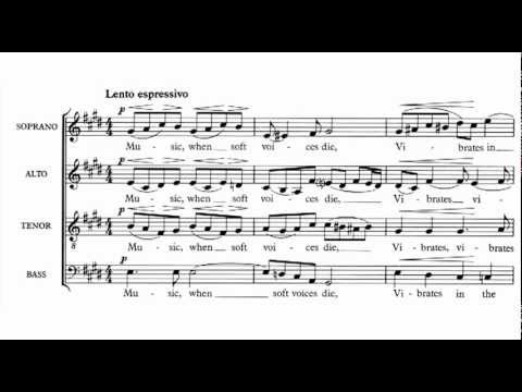 Video thumbnail for Music, when soft voices die