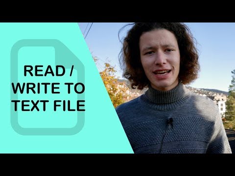 How To Read/Write To A Text File In Xcode 11 (Swift 5) thumbnail