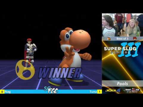 “Super Slug Fighters III” – Nag (Roy) v. Tuna (Yoshi) – Pools