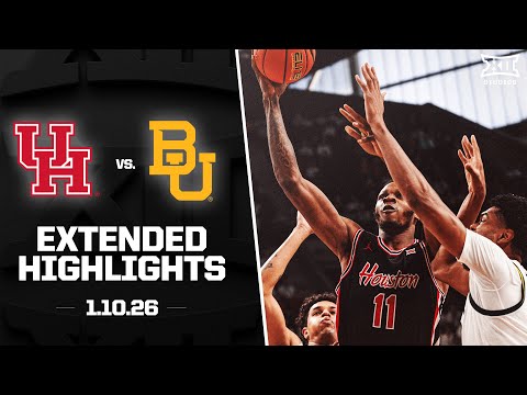 #7 Houston vs. Baylor Extended Highlights | 2025-26 Big 12 Men's Basketball