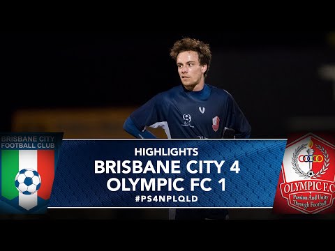 NPL QLD 2017 Round 18 - Brisbane City vs Olympic FC Highlights