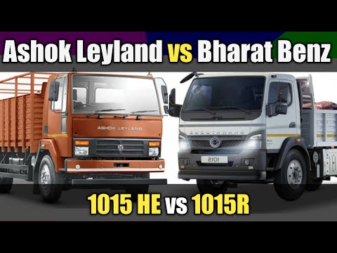 Ashok Leyland Ecomet 1015 HE vs BharatBenz 1015R - Mileage, Specifications, Price