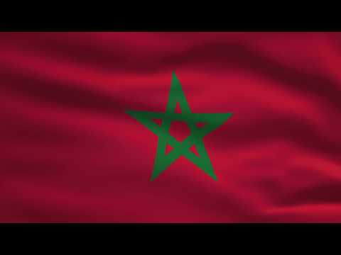 Morocco Country Flag Animation | 4k | Flags of the World