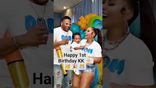 Happy 1st Birthday KK 🎂 🥳 🎉 🎊#ashanti  and #Nelly 's  son Kareem