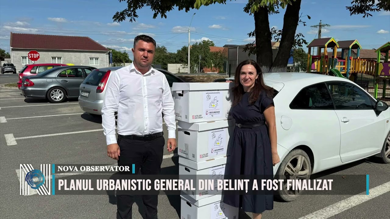 Planul Urbanistic General din Belinț a fost finalizat