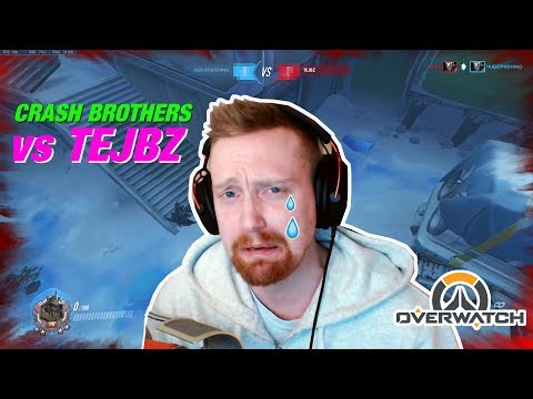 SLAKTAR TEJBZ i 1v1 Overwatch!! | Crash Brothers Gaming