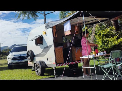 ACAMPANDO COM MINI TRAILER - Conhecendo OURO PRETO e LAVRAS NOVAS - Minas Gerais - Sitio dos Ventos 
