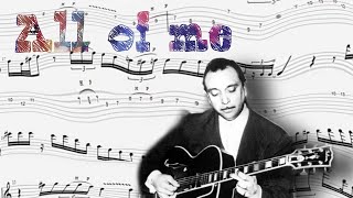 All of me - Django Reinhardt - All instruments transcribed and adapted for guitar