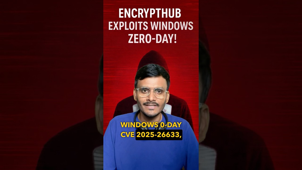 🚨 Windows Zero-Day Exploit (CVE-2025-26633) | EncryptHub Hack Explained ⚠️