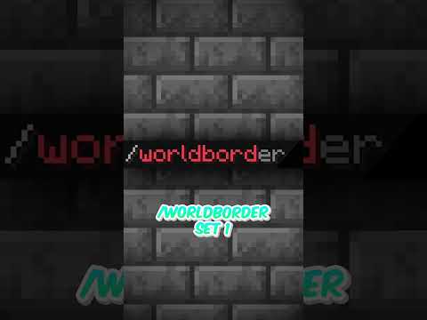 SO ERSTELLST DU EINE WORLDBORDER #minecraft #tutorial #command #shorts