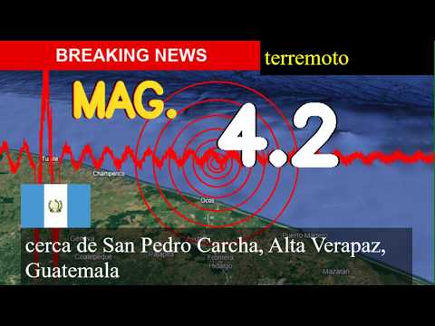 😱🚨 Terremoto cerca de San Pedro Carcha, Alta Verapaz, Guatemala actualizaciones en vivo hoy: un temb