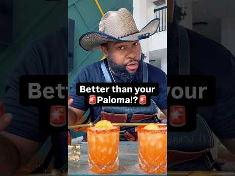 They have a Peach PALOMA Cocktail!??? 👀🤯
