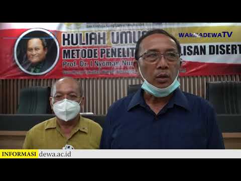 SEPUTAR WARMADEWA PROGRAM DOKTOR S3 UNWAR GELAR KULIAH UMUM METODE PENELITIAN