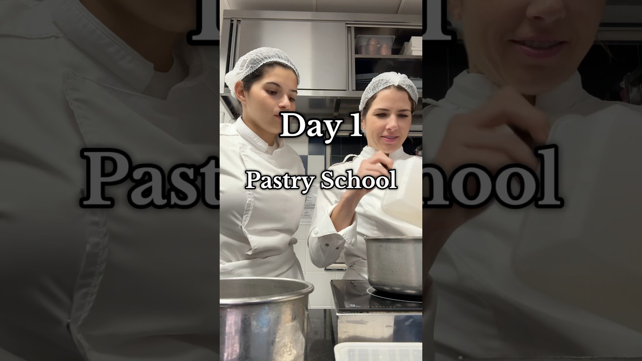 Day 1 of Pastry School in Paris! #culinaryschool #pastryschool