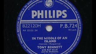 Tony Bennett 'In The Middle Of An Island' 1957 78 rpm