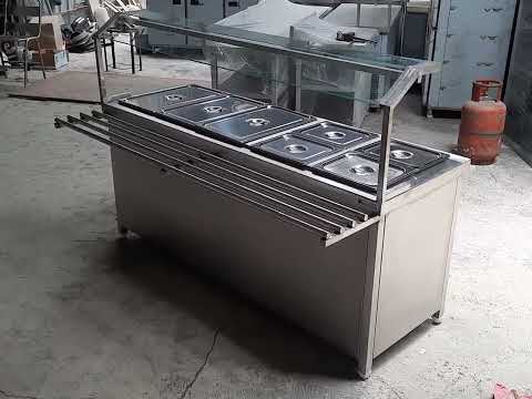 Commercial Canteen Food Service Counter
