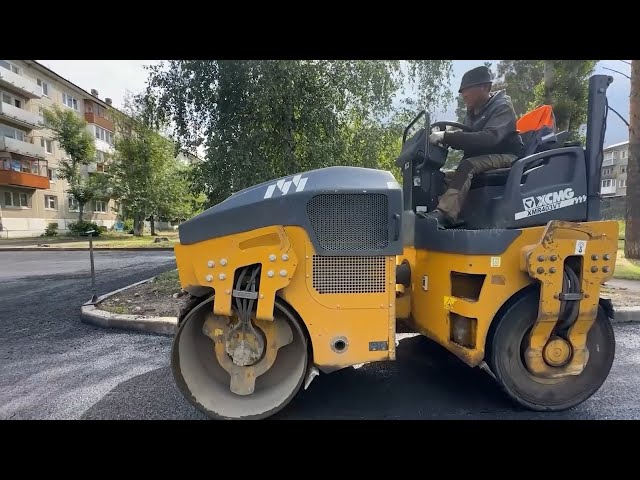 В Ангарском округе близится к завершению сезон дорожных работ