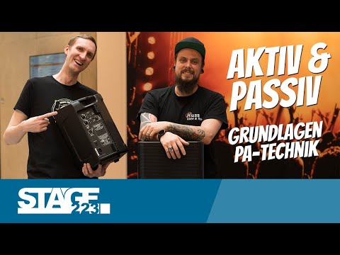 Aktive PA & Passive PA Lautsprecher - Was ist der Unterschied? | stage.basic
