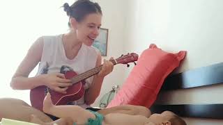 Kalki Koechlin plays the Ukulele n sings for her daughter Sappho  | Boyfriend Guy Hershberg