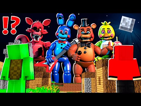 Why Fnaf Animatronics BECAME TITAN and ATTACK JJ and MIKEY at 3am ? - in Minecraft Maizen