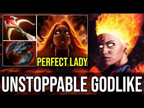 The Perfect Lady [Lina] UNSTOPPABLE GODLIKE By Ori Patch 7.18 | Dota 2 Highlights