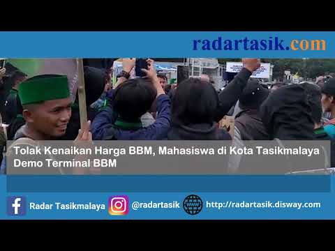 Tolak Kenaikan Harga BBM, Mahasiswa di Kota Tasikmalaya Demo