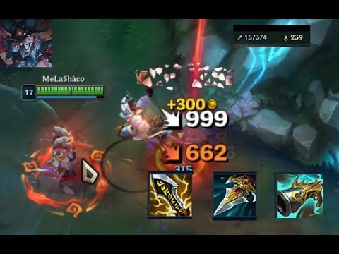 Assassin Shaco in Gold 15/3/4 Ad -S11 [League of Legends]