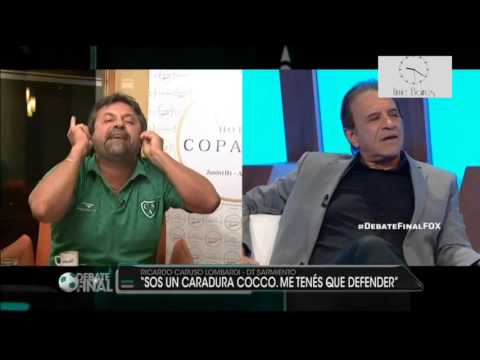 Pelea entre Caruso Lombardi y Victorio Cocco [HD]